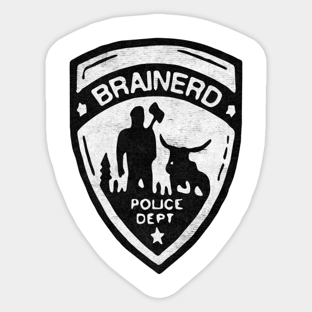 Brainerd police department Sticker by TapABCD